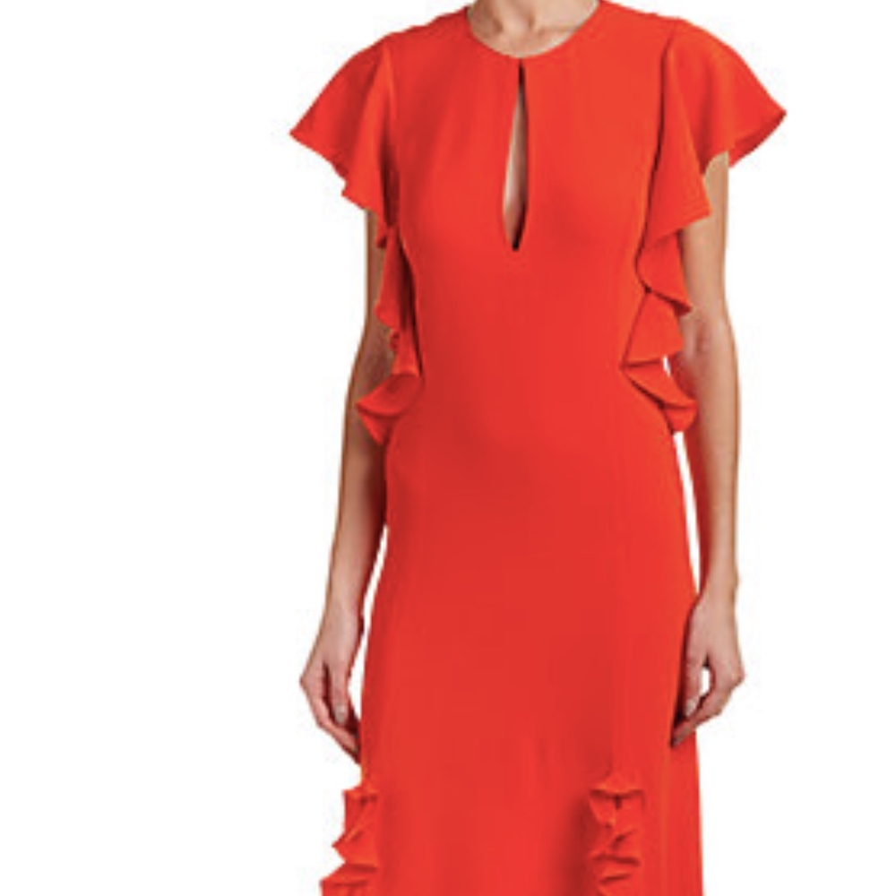 ORANGE SACHIN & BABI GOWN